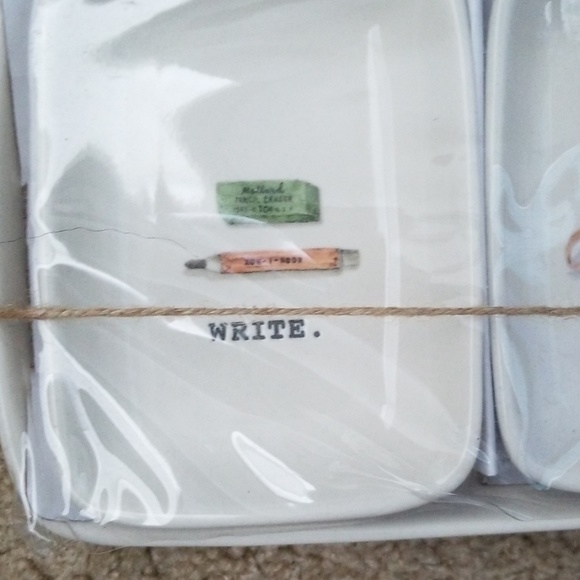 Rae Dunn Trinket Tray Trio New - Picture 2 of 6